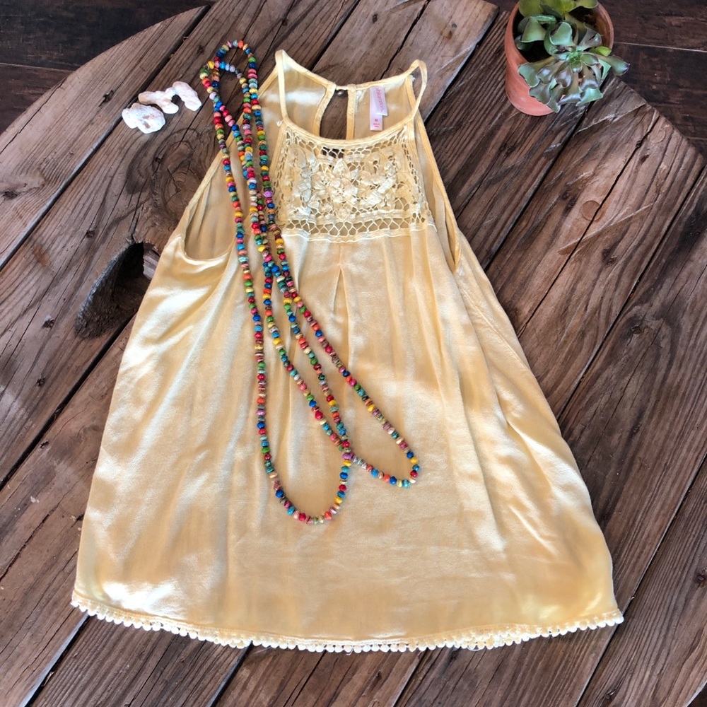 Yellow blouse